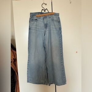 Gap Mid Rise UltraSoft Baggy Jeans 27P